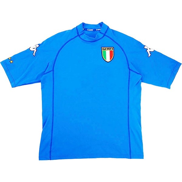 Tailandia Camiseta Italy 1st Retro 2000 Azul